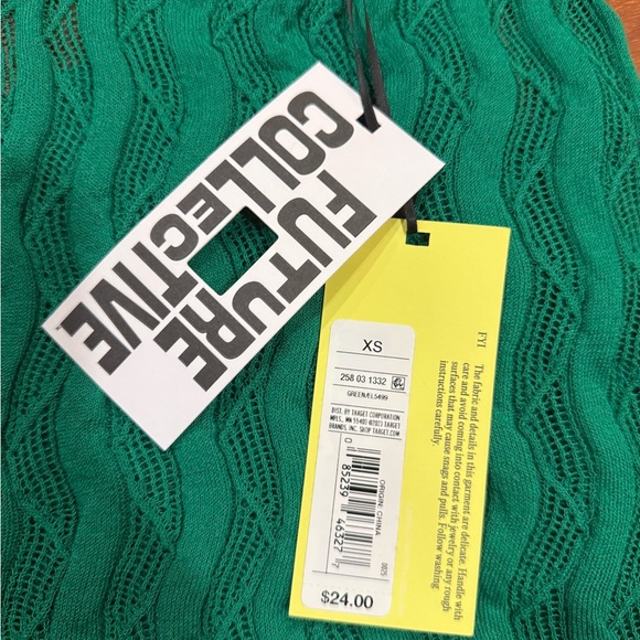 NWT Women's Open Stitch Sweater Tank Top - Future Collective w Jenee Naylor XS - Picture 7 of 8